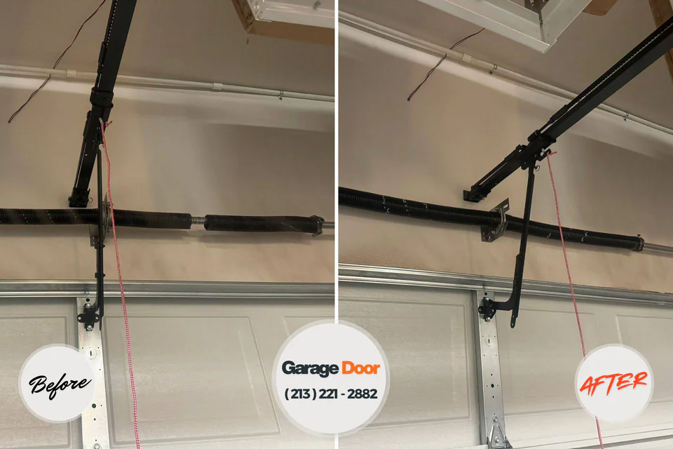 Before and after: garage door repair near me South Bay